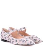 Melissa Odabash Brocade Ballerinas