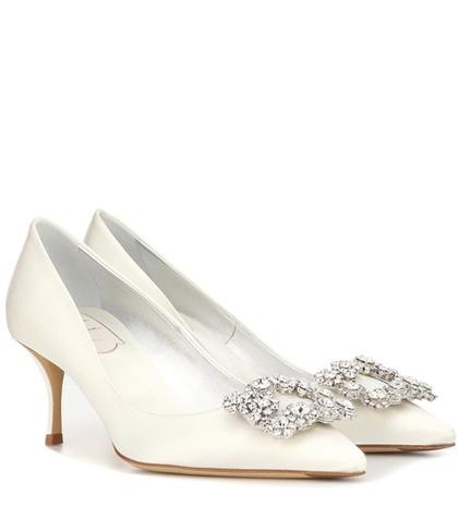 Dior Sunglasses Satin Embellished Pumps