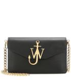 Stella Mccartney Logo Leather Shoulder Bag