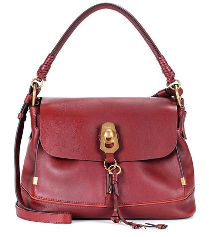 Off-white Leather Shoulder Bag