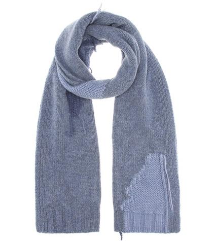 Gucci Olina S Patch Wool-blend Scarf