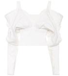 Mugler Off-the-shoulder Blouse