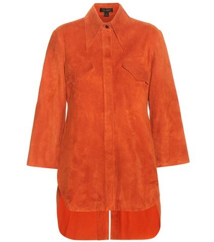 Rag & Bone Mytheresa.com Exclusive Klimt Suede Over Shirt