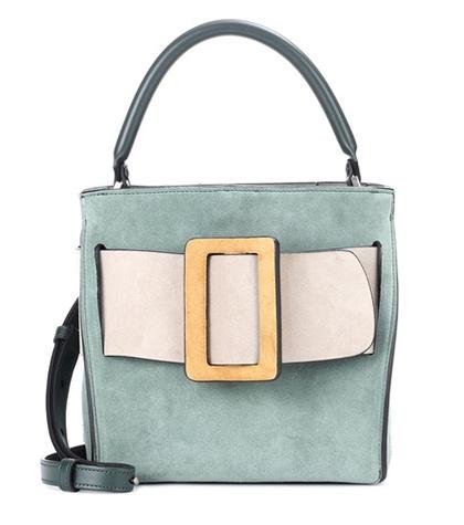 Miu Miu Devon 21 Suede Bucket Bag