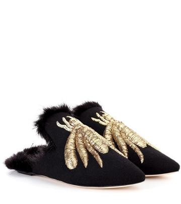 Emilio Pucci Ragno Wool Mules