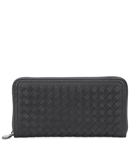 Petar Petrov Intrecciato Leather Wallet