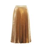 Prada Pleated Silk-blend Skirt