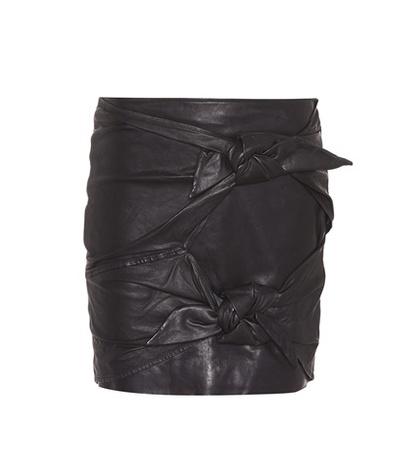 Isabel Marant, Toile Grittany Leather Miniskirt