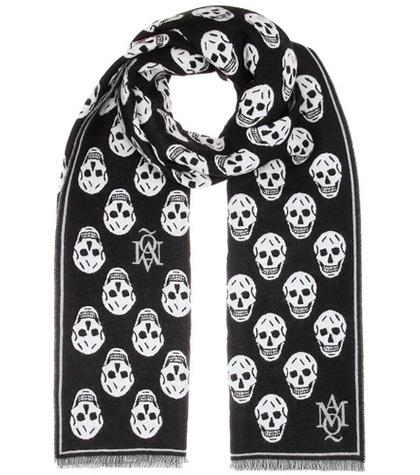 Alexander Mcqueen Wool-jacquard Scarf