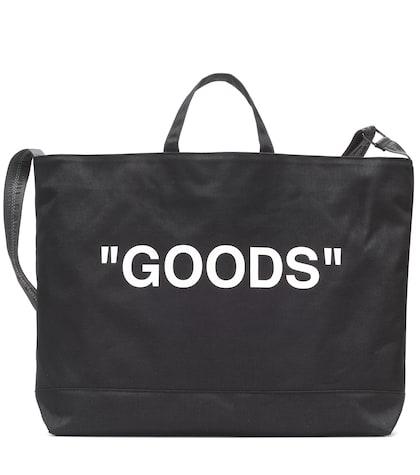 Off-white Printed Nylon Tote