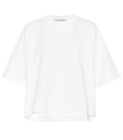 Acne Studios Cylea Embossed Logo Cotton T-shirt
