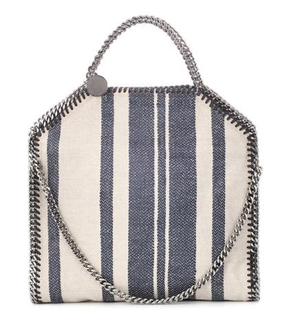 Stella Mccartney Falabella Striped Shoulder Bag