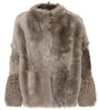 Mr & Mrs Italy Reversible Leather And Fur Coat