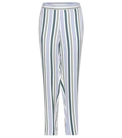 Tory Burch Villa Striped Trousers