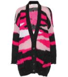 Valentino Mohair And Wool-blend Cardigan