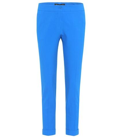 Etro Cropped Stretch-crêpe Trousers