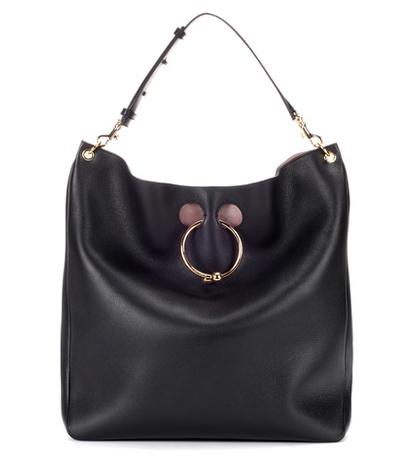 Jw Anderson Large Pierce Hobo Leather Shoulder Bag