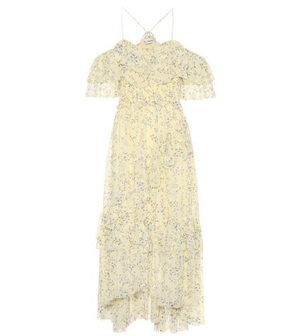 Ulla Johnson Penninah Floral-printed Silk Dress