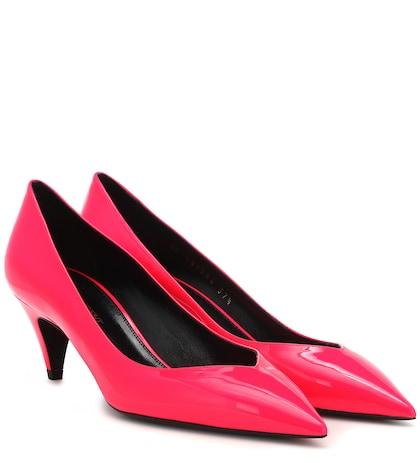 Saint Laurent Kiki 55 Patent Leather Pumps