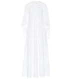 Tory Burch Embroidered Cotton Maxi Dress