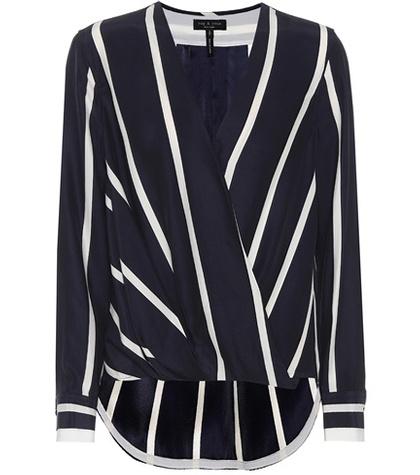 Rag & Bone Victor Silk Blouse