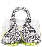 Balenciaga Classic City Scarf Nano Leather Tote