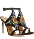 Etro Desert Sun 105 Embellished Suede Sandals