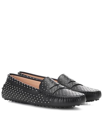 Simon Miller Gommino Studded Leather Loafers