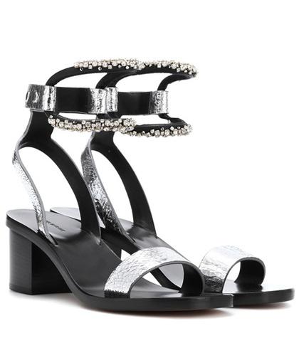 Isabel Marant Jelipa Embellished Leather Sandals
