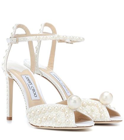 Jimmy Choo Sacora 100 Embellished Sandals