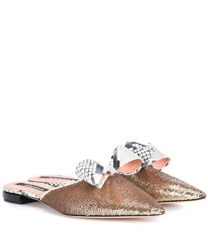 Melissa Odabash Sequinned Slippers