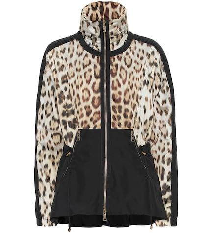 Roberto Cavalli Leopard-print Track Jacket