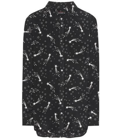 Lisa Marie Fernandez Reese Printed Silk Shirt