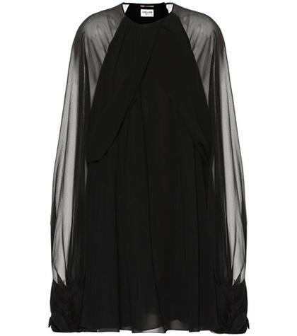 Saint Laurent Silk Minidress