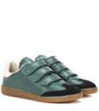 Valentino Étoile Beth Leather And Suede Sneakers