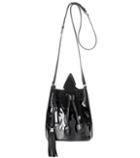 Saint Laurent Leather And Suede Bucket Bag
