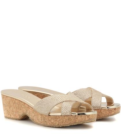 Jimmy Choo Panna Suede Sandals