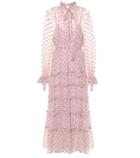 Zimmermann Ninety-six Silk Tie-neck Dress