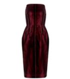 Calvin Klein 205w39nyc Velvet Strapless Dress