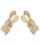 Diane Von Furstenberg Crystal-embellished Clip-on Earrings