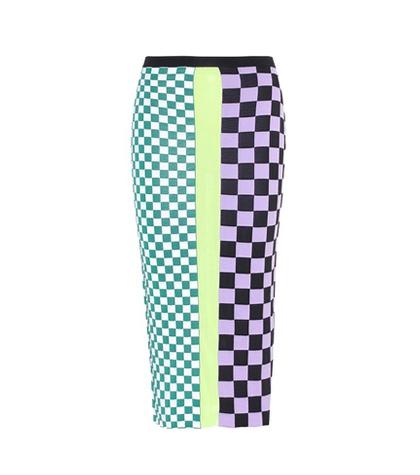 Versace Checked Skirt