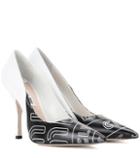 Barrie Printed Leather Pumps