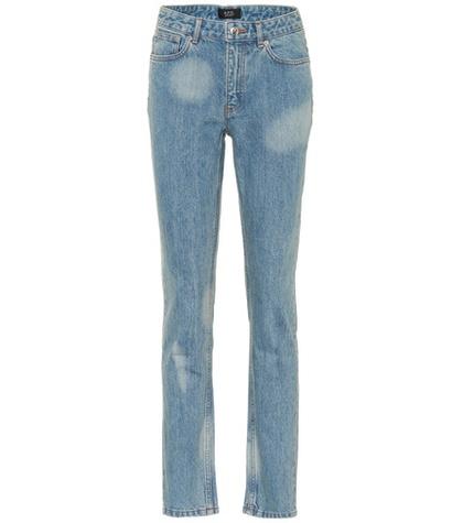Alessandra Rich Droit High-waisted Jeans