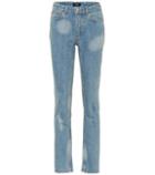 Alessandra Rich Droit High-waisted Jeans