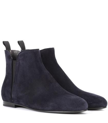 Dita Eyewear Suede Ankle Boots