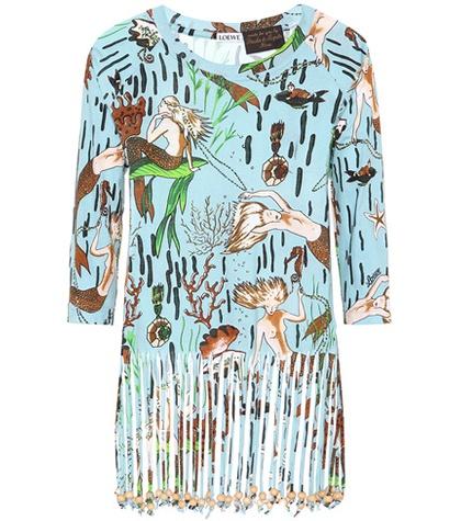 Loewe X Paula's Ibiza Fringe Cotton T-shirt