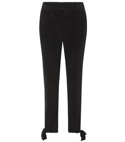 81hours Sue Silk Crêpe De Chine Trousers