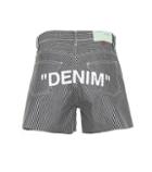 Gucci Striped Denim Shorts