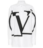 Dolce & Gabbana Printed Cotton Poplin Shirt