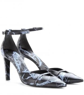 Balenciaga Printed Leather Pumps